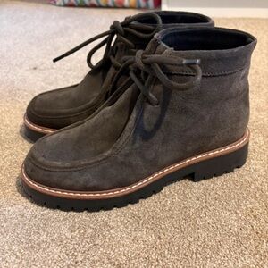 Marks & Spencer Dark Brown Suede Ankle Boots